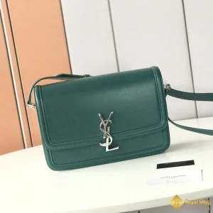 Túi xách nữ YSL Solferino box màu xanh lá 634305 đẹp