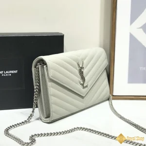 Túi xách nữ YSL khoá trắng 23cm 360452 like auth