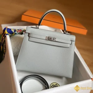 cận cảnh Túi Hermes nữ Kelly 25cm màu kem 8U