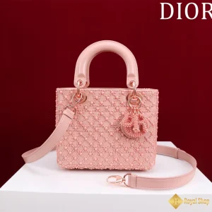 cận cảnh Túi xách nữ Dior Lady M053851 màu hồng