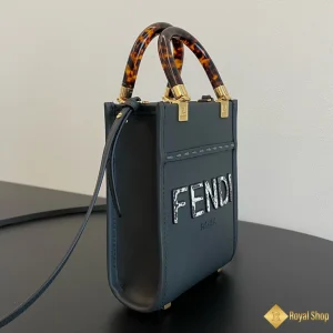 cận cảnh Túi xách nữ Fendi Sunshine mini tote đen 56822B79