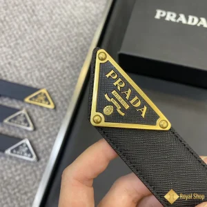 chi tiết Thắt lưng Prada nam khoá cài BPR101206SV