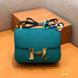 chi tiết Túi xách Hermes nữ Constance 18cm 23cm màu xanh lá