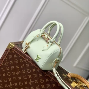 chi tiết Túi xách nữ LV Speedy18 màu xanh lá M24605