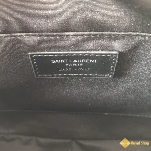 chi tiết Túi xách nữ YSL Lou bag logo màu đen 505730