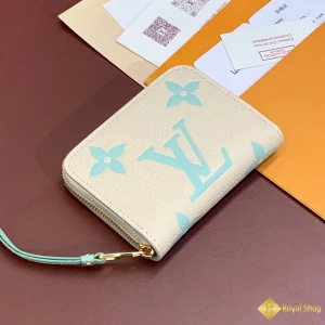 chi tiết Ví ngắn nữ LV Zippy Coin Purse hoa bông M60574