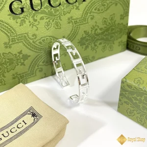 chi tiết Vòng tay Gucci hoạ tiết GG hở 102502