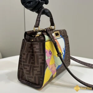 địa chỉ mua Túi nữ xách Fendi Peekaboo nâu 8562