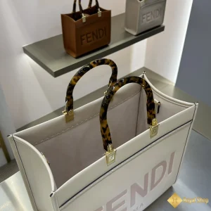 địa chỉ mua Túi xách nữ Fendi Sunshine Medium tote màu trắng 8BH386