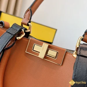 hình ảnh Túi nữ Fendi Peekeboo X tote màu nâu 374