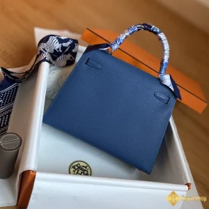 hình ảnh Túi nữ Hermes Kelly 25cm màu xanh R2