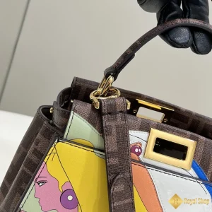 hình ảnh Túi nữ xách Fendi Peekaboo nâu 8562