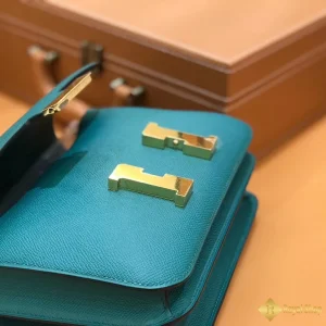 hình ảnh Túi xách Hermes nữ Constance 18cm 23cm màu xanh lá