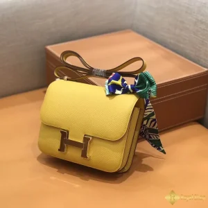 shop bán Túi xách Hermes nữ Constance 18cm 23cm Epsom màu vàng