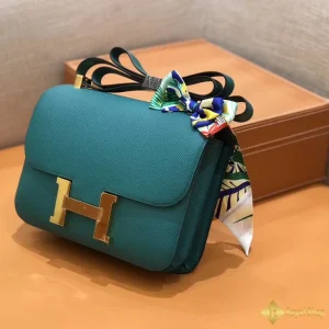 shop bán Túi xách Hermes nữ Constance 18cm 23cm màu xanh lá