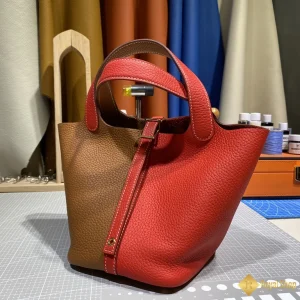 shop bán Túi xách nữ Hermes Picotin 18cm màu nâu đỏ