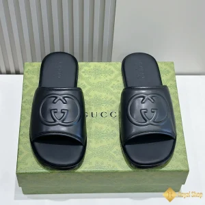 Dép Gucci nam slide đen CKG4171