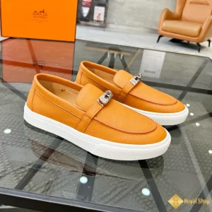 Giày Hermes nam sneaker Slip-on màu cam CKH41259