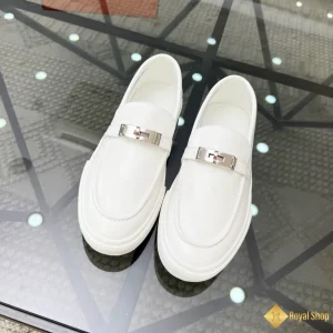 Giày Hermes nam sneaker Slip-on màu trắng CKH41256 mới