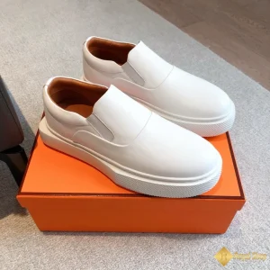 Giày Hermes nam sneaker Slip-on màu trắng CKH41270