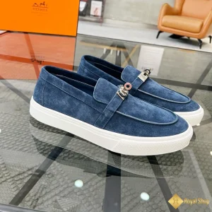 Giày Hermes nam sneaker Slip-on xanh CKH41252