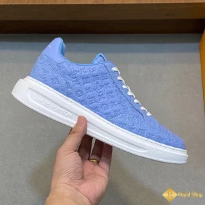 Giày LV nam sneaker Beverly Hills xanh da trời CKL41350 hot