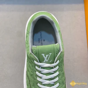 Giày LV nam sneaker Beverly Hills xanh lá CKL41351 2024