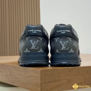 Giày LV nam sneaker Run Away đen hoa bông CKL41239 chính hãng