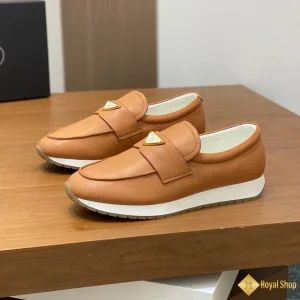 Giày Prada nam loafer cam CKP4360 được làm thủ công