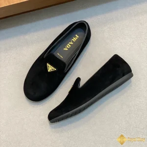 Giày Prada nam loafer da lộn đen CKP4353