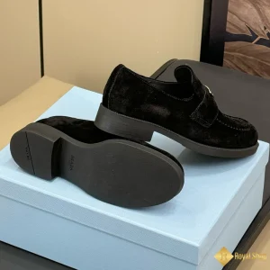 Giày Prada nam loafer da lộn đen CKP4383 hot