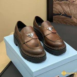 Giày Prada nam loafer màu nâu CKP4371 mới