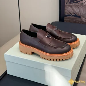 Giày Prada nam loafer nâu đen CKP4373