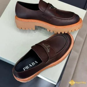 Giày Prada nam loafer nâu đen CKP4373 đẹp