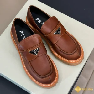 Giày Prada nam loafer nâu đỏ CKP4375 Hà Nội