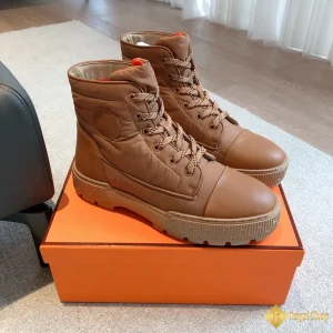 Giày boot Hermes nam màu nâu CKH4155