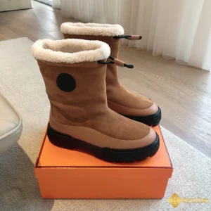 Giày boot Hermes nam màu nâu CKH4160