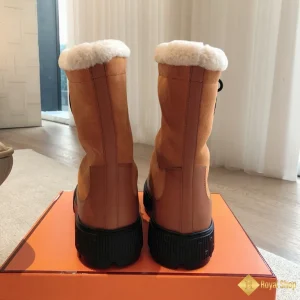 Giày boot Hermes nam màu nâu CKH4161 like auth