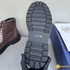 Giày boot nam Dior da lộn nâu CKD240049 like auth