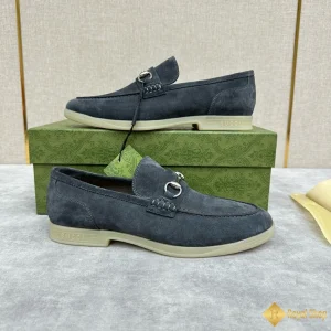 Giày loafer Gucci nam da lộn CKG421012093 được làm thủ công