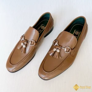 Giày loafer Gucci nam màu nâu CKGC240031