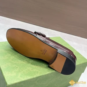 Giày loafer Gucci nam màu nâu đậm CKGC240022 chính hãng