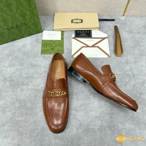 Giày loafer Gucci nam màu nâu đất CKGC240015 đẹp