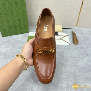 Giày loafer Gucci nam màu nâu đất CKGC240015 like auth