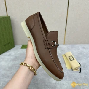 Giày loafer Gucci nam nâu CKG421082093 mới