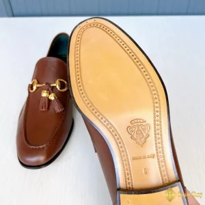 Giày loafer Gucci nam nâu đậm CKGC240029 giá rẻ