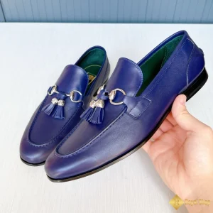 Giày loafer Gucci nam xanh da trời CKGC240032 đẹp