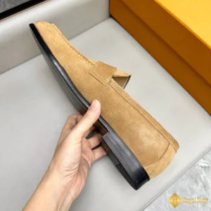 Giày loafer LV nam da lộn màu nâu CKLV24097 11