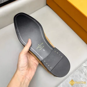 Giày loafer LV nam da lộn màu nâu CKLV24097 chính hãng