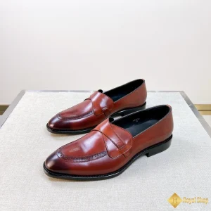 Giày loafer LV nam đỏ tía CKLV24043